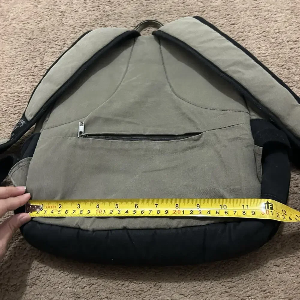 Torque Motorcycle Co. Canvas Backpack Dri Duck Green